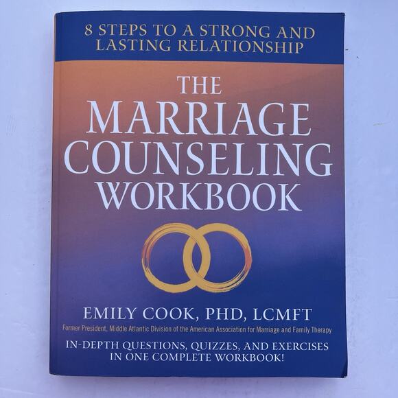 Marriage Counseling Workbook Emily Cook Paperback 8 Steps to a Strong and Lastin - Picture 1 of 7